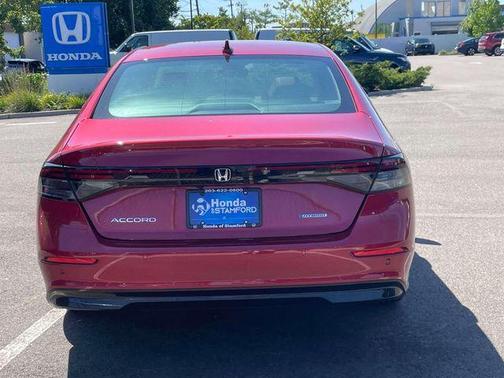 Radiant Red Metallic 2026 Honda Accord Hybrid EX-L