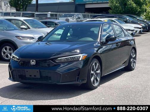 Crystal Black Pearl 2026 Honda Civic Hybrid Sport Touring