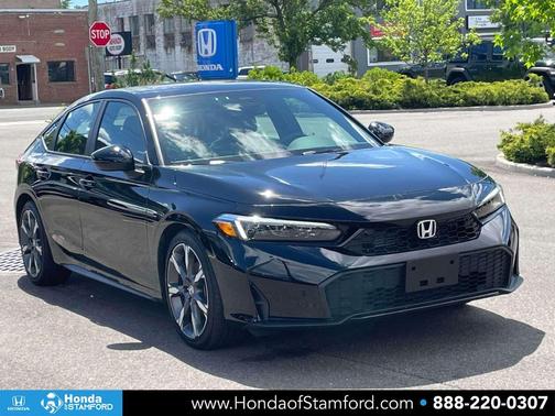 Crystal Black Pearl 2026 Honda Civic Hybrid Sport Touring