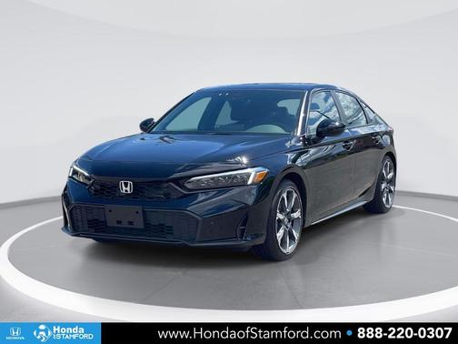 Crystal Black Pearl 2026 Honda Civic Hybrid Sport Touring