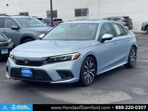 Morning Mist Metallic 2023 Honda Civic EX