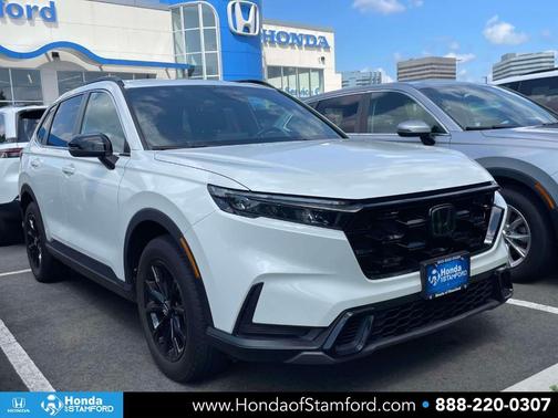 Platinum White Pearl 2023 Honda CR-V Hybrid Sport