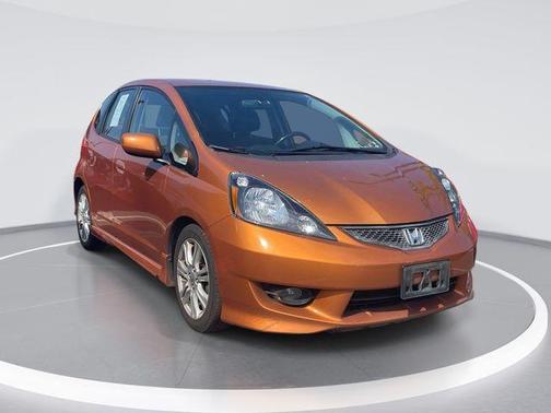Orange Revolution Metallic 2011 Honda Fit Sport