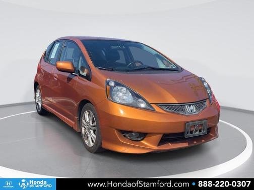 Orange Revolution Metallic 2011 Honda Fit Sport