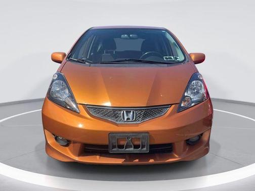 Orange Revolution Metallic 2011 Honda Fit Sport