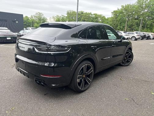 Black 2023 Porsche Cayenne Turbo Coupe AWD