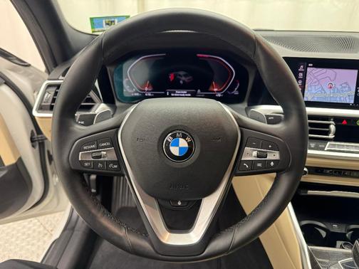 White Metallic 2020 BMW 330 i xDrive