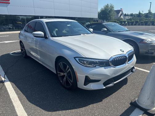 White Metallic 2020 BMW 330 i xDrive