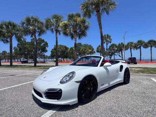White 2015 Porsche 911 Turbo S