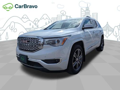 White Frost Tricoat 2019 GMC Acadia Denali