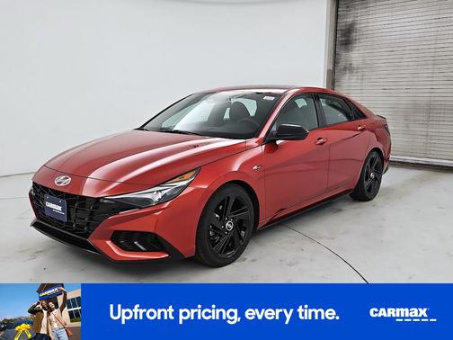 Orange 2021 Hyundai ELANTRA N Line