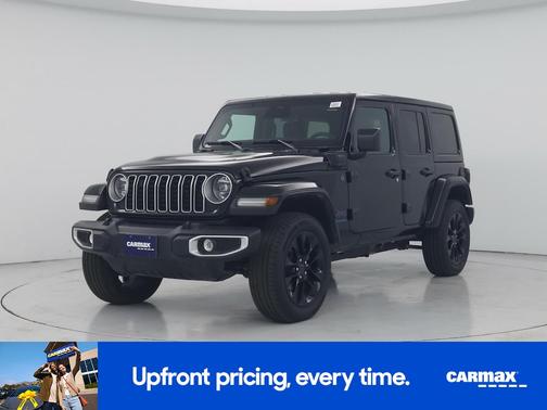Black 2025 Jeep Wrangler 4xe Sahara