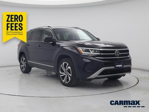 Black 2021 Volkswagen Atlas SEL Premium