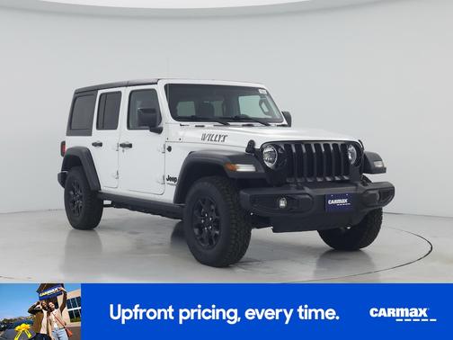 White 2022 Jeep Wrangler Unlimited Willys Sport