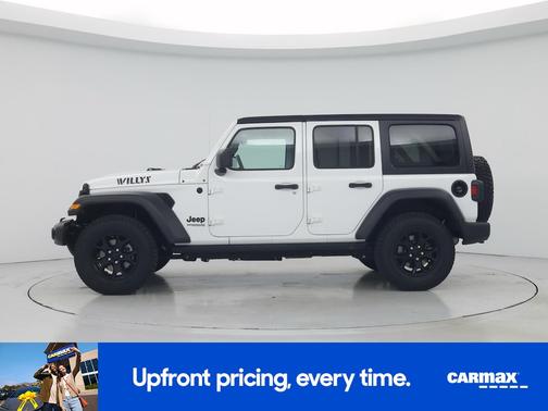 White 2022 Jeep Wrangler Unlimited Willys Sport