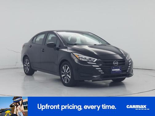 Black 2025 Nissan Versa SV