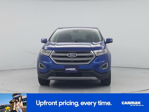 Blue 2018 Ford Edge Titanium