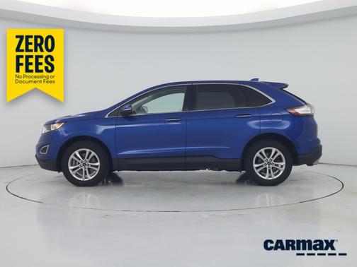 Blue 2018 Ford Edge Titanium