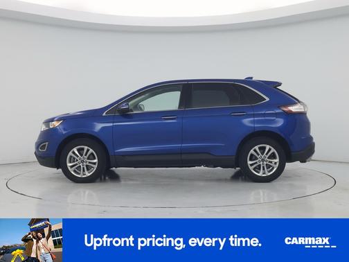 Blue 2018 Ford Edge Titanium