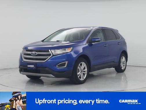 Blue 2018 Ford Edge Titanium