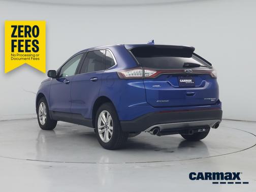 Blue 2018 Ford Edge Titanium