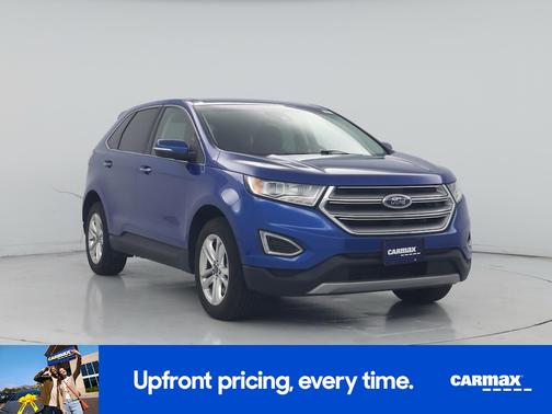 Blue 2018 Ford Edge Titanium