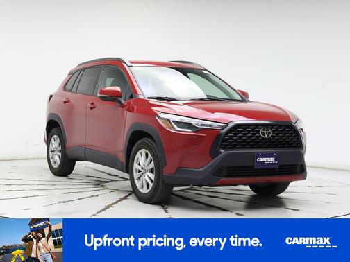 Red 2022 Toyota Corolla Cross LE