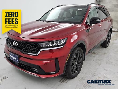 Burgundy 2021 Kia Sorento EX