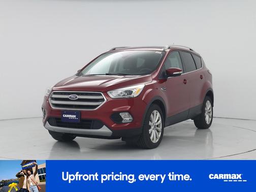 Red 2017 Ford Escape Titanium
