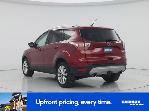 Red 2017 Ford Escape Titanium