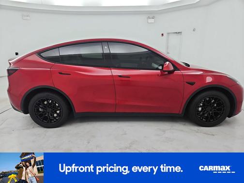 Red 2021 Tesla Model Y Long Range