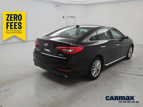 Black 2015 Hyundai SONATA Limited