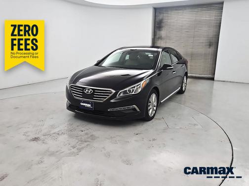 Black 2015 Hyundai SONATA Limited