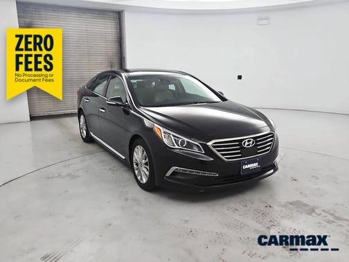 Black 2015 Hyundai SONATA Limited