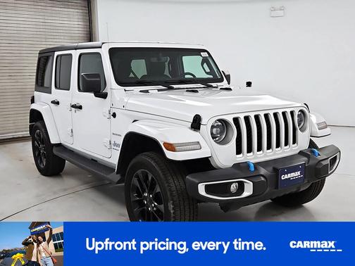 White 2023 Jeep Wrangler 4xe Unlimited Sahara