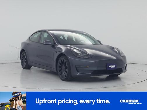 Gray 2023 Tesla Model 3 Performance
