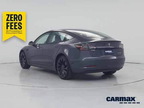 Gray 2023 Tesla Model 3 Performance