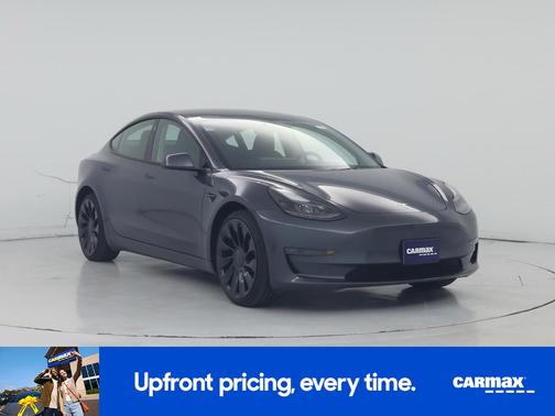 Gray 2023 Tesla Model 3 Performance
