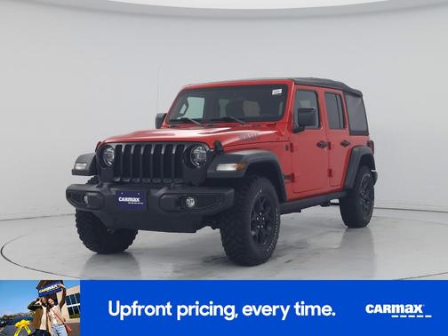 Red 2021 Jeep Wrangler Unlimited Willys