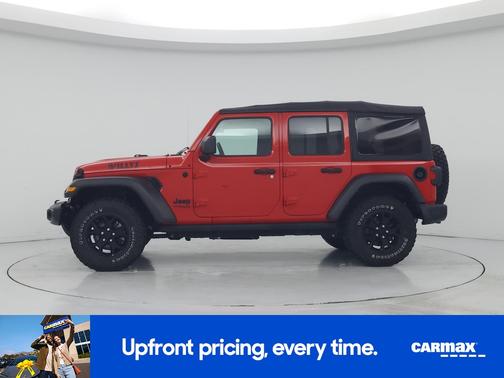 Red 2021 Jeep Wrangler Unlimited Willys