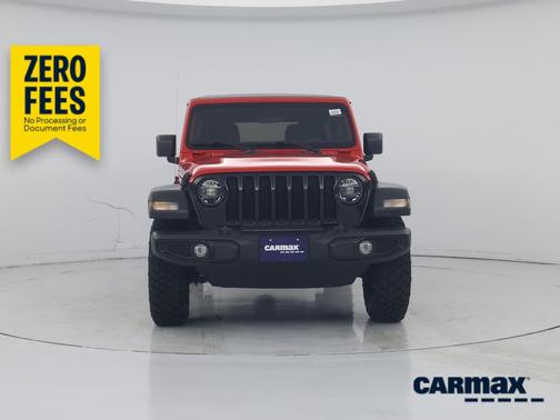 Red 2021 Jeep Wrangler Unlimited Willys