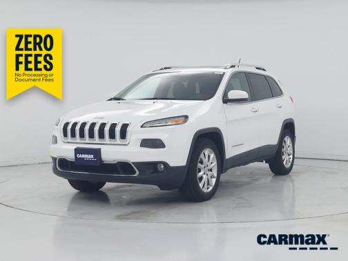 White 2015 Jeep Cherokee Limited