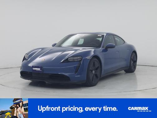 Blue 2022 Porsche Taycan