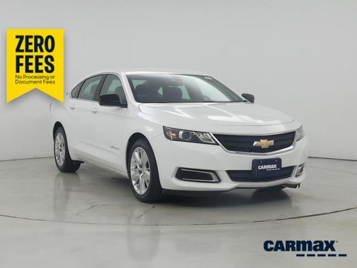 White 2016 Chevrolet Impala LS