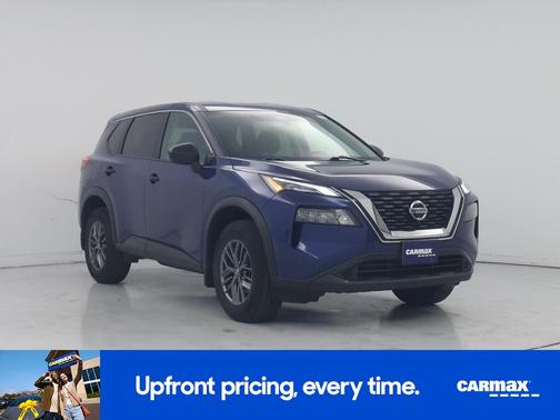 Blue 2021 Nissan Rogue S