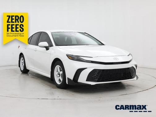 White 2025 Toyota Camry LE