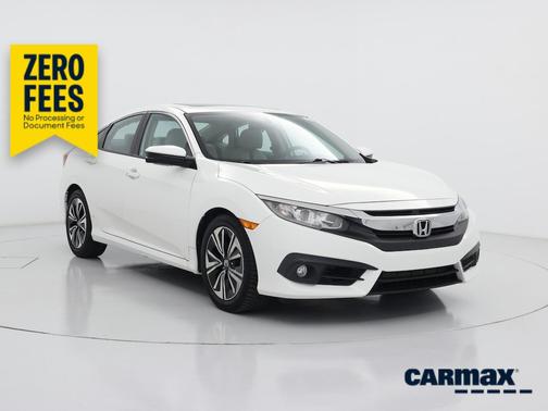 White 2016 Honda Civic EX-T