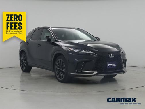 Black 2025 Lexus RX 350 F-SPORT Design