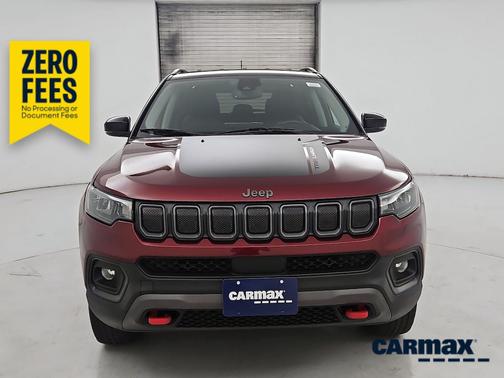 Red 2022 Jeep Compass Trailhawk
