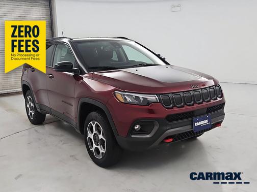 Red 2022 Jeep Compass Trailhawk